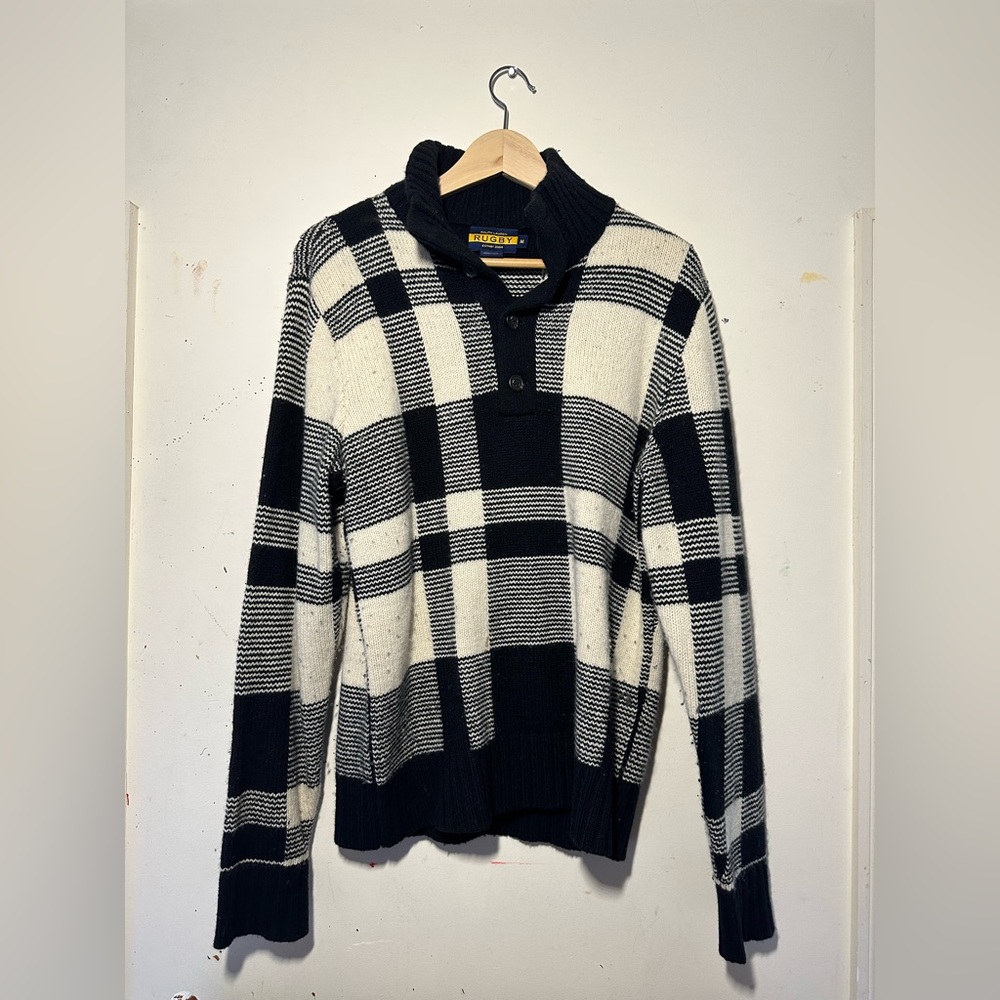 Ralph Lauren Rugby Polo sweater black - size medium